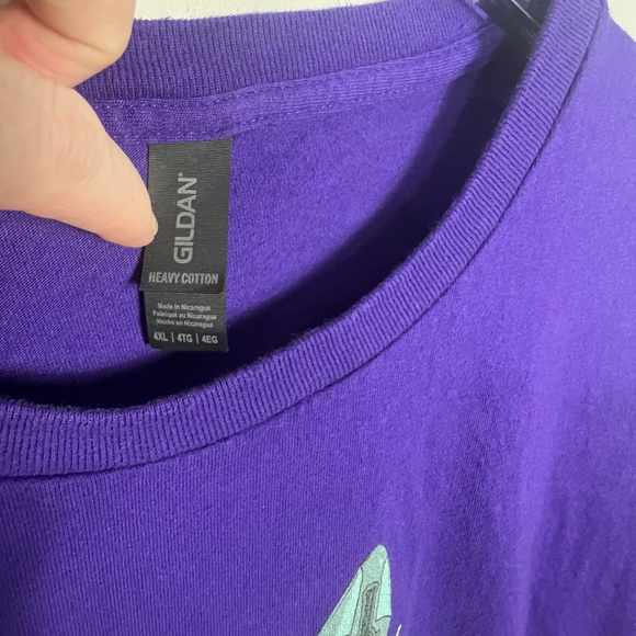 Halloween Men Fun Purple Graphic Novelty T-Shirt Size‎ 4XL 4TG 4EG - Picture 5 of 8